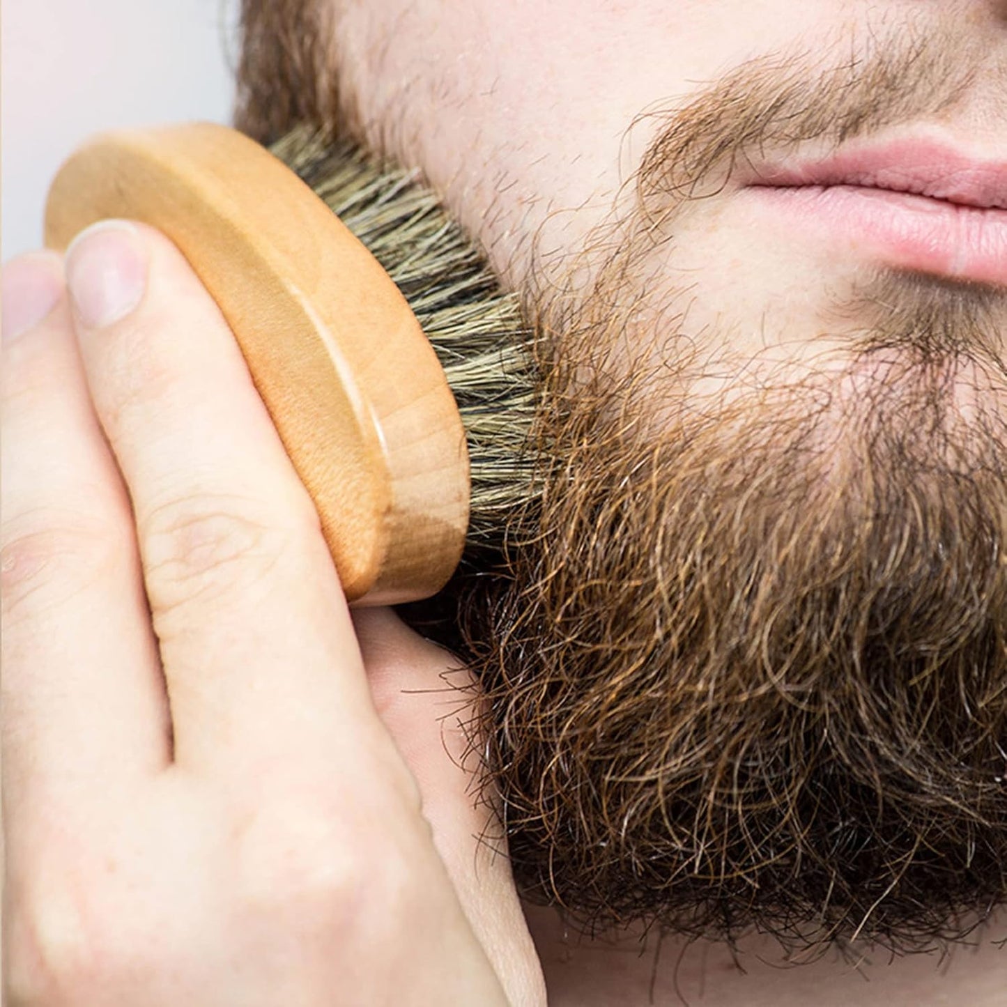 Beard Brush & Dual Beard Comb Set for Men