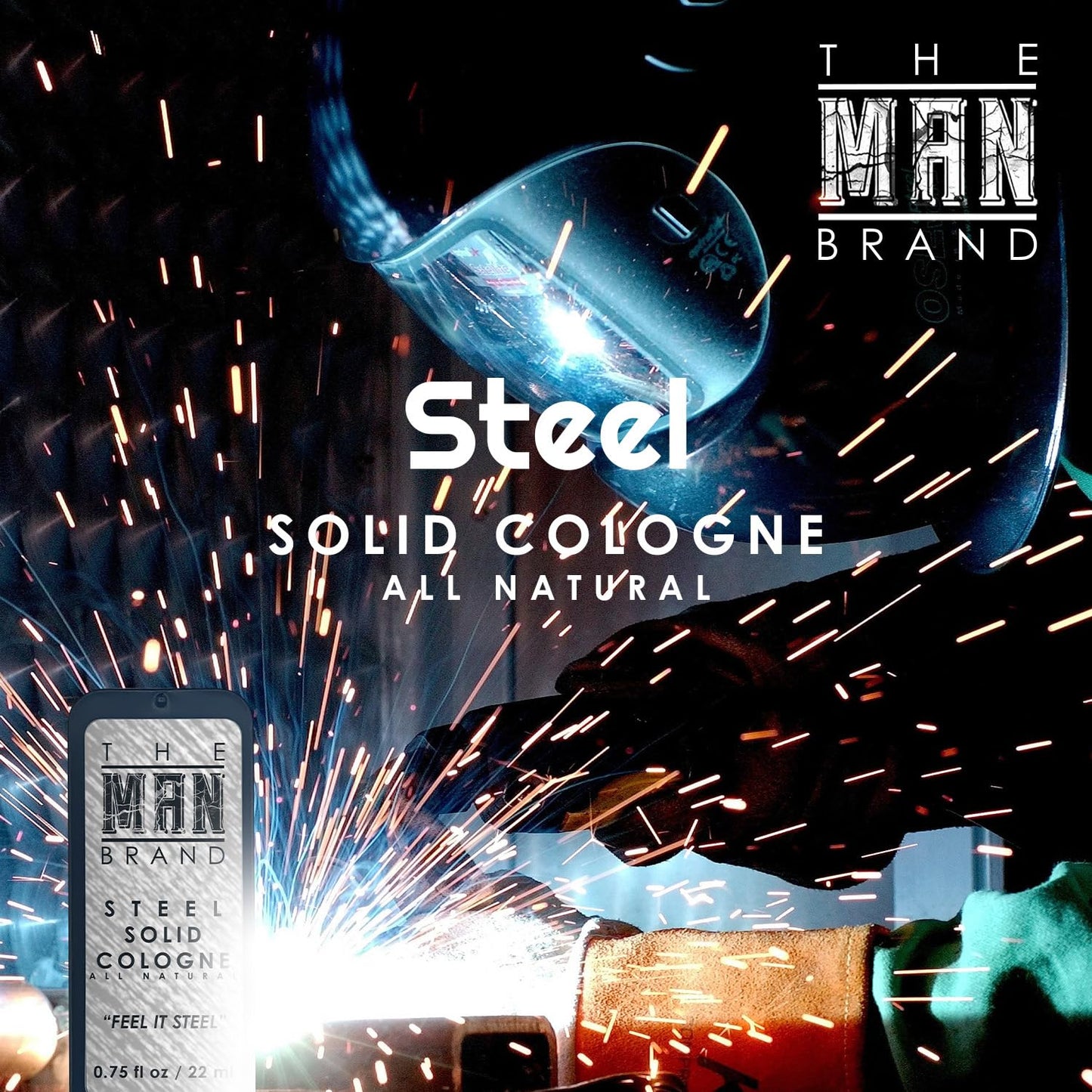 Steel Solid Cologne 0.75 oz
