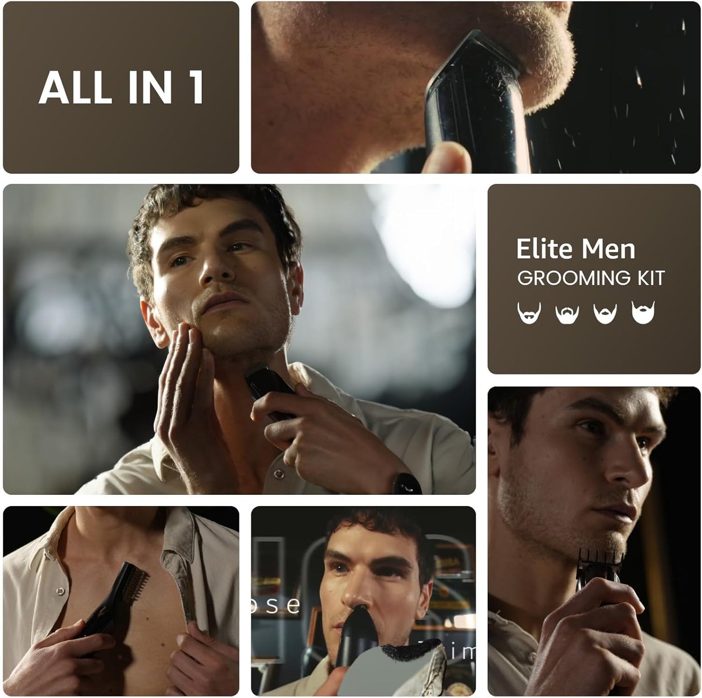 SHPAVVER Beard Trimmer for Men