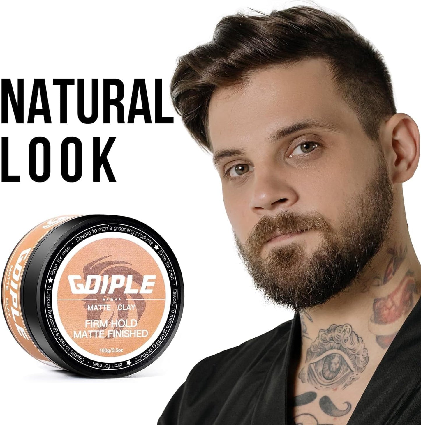 Hair Styling Clay, Matte Finish Hair Paste for Men