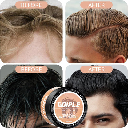 Hair Styling Clay, Matte Finish Hair Paste for Men