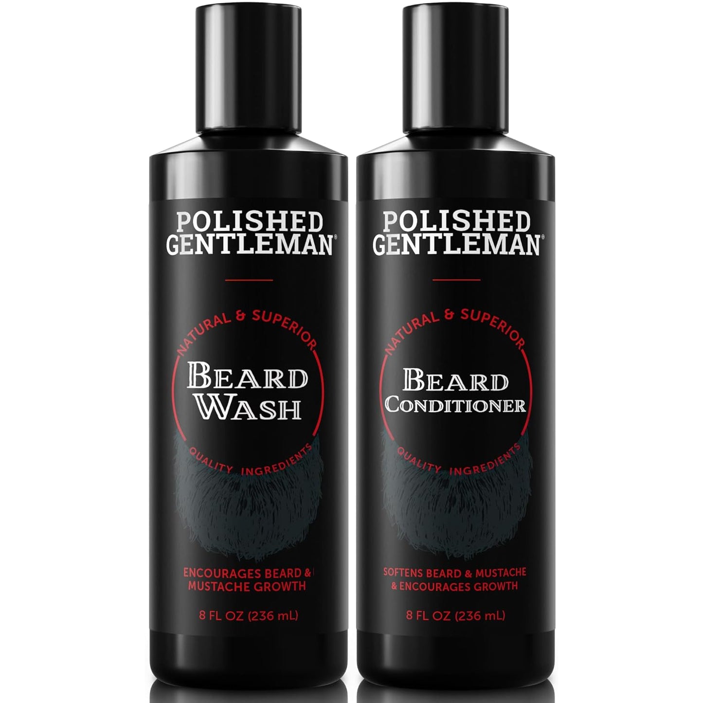 Polished Gentleman Beard Wash and Conditioner Set