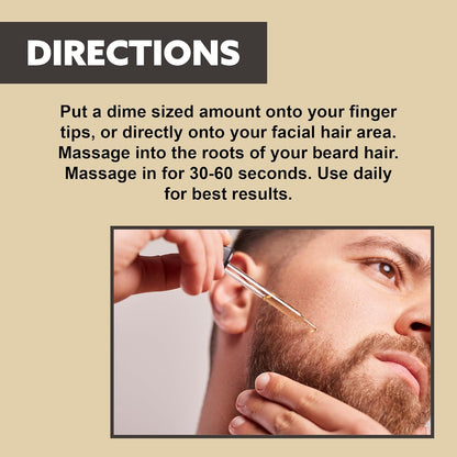 Crafted Beards Beard Growth Oil Serum
