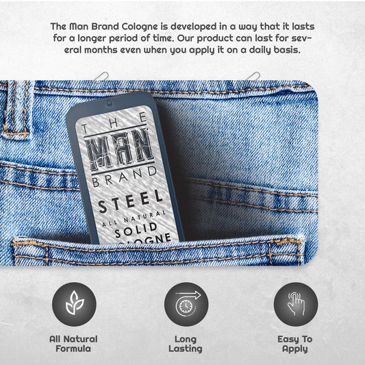 Steel Solid Cologne 0.75 oz