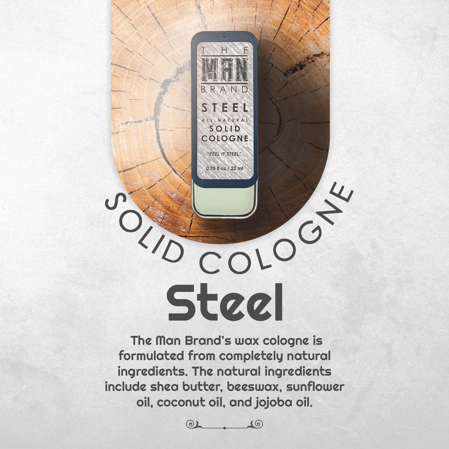 Steel Solid Cologne 0.75 oz