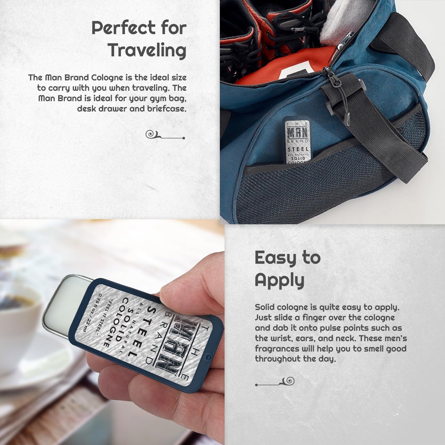 Steel Solid Cologne 0.75 oz